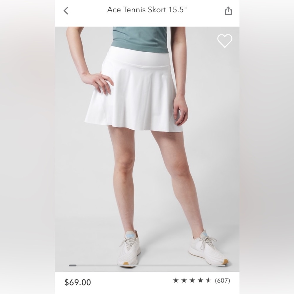 Athleta Ace Tennis Skort 15.5”